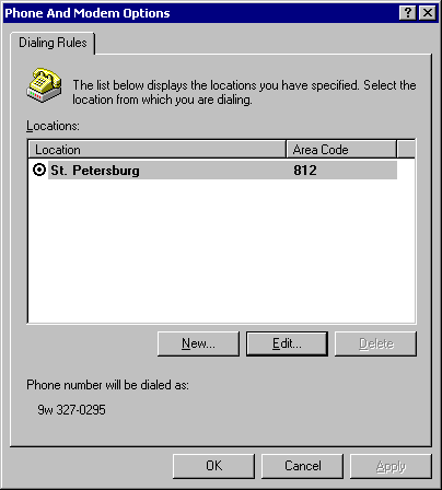 Dialing Rules
